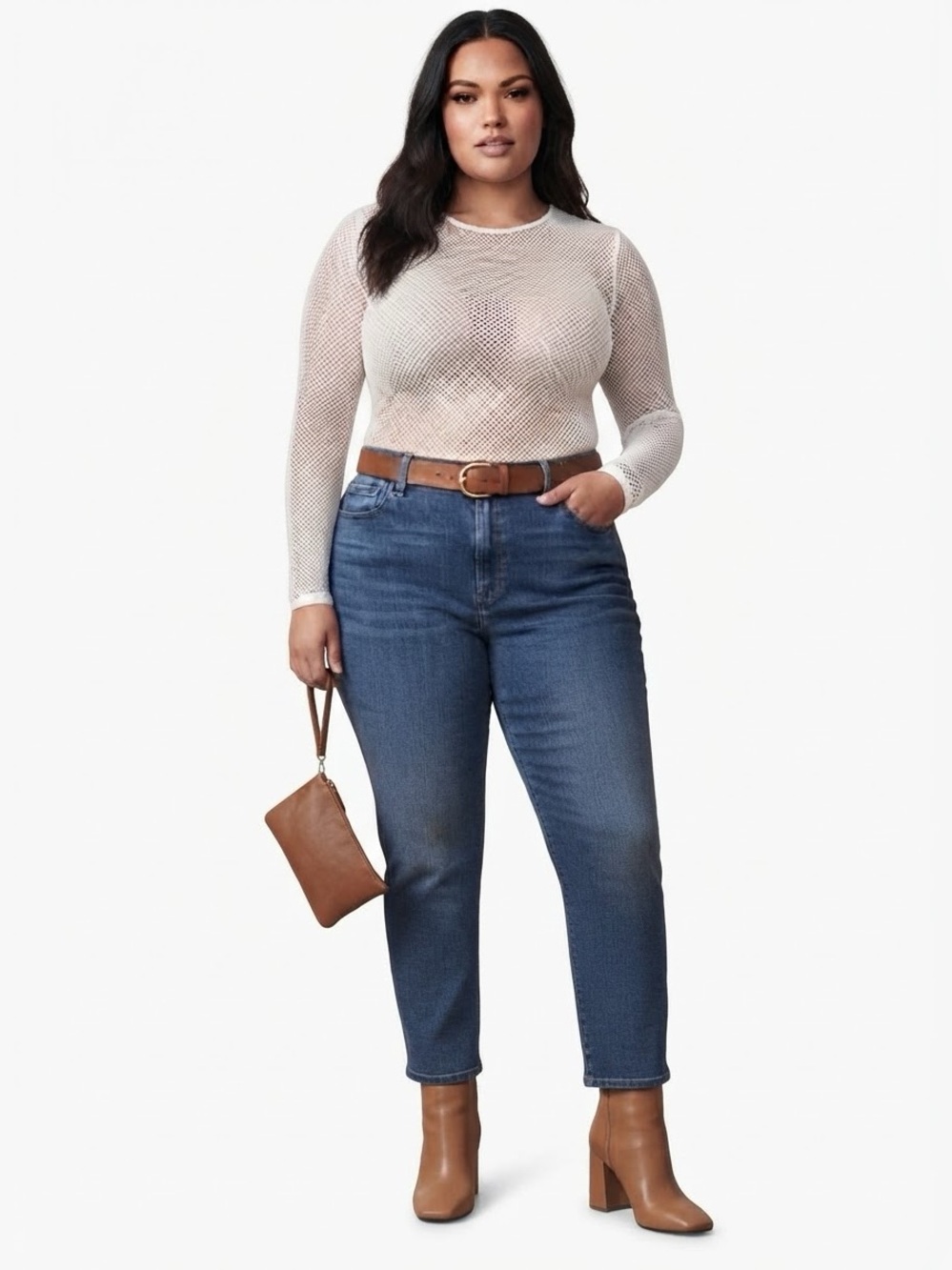 Levi's Women Middy Straight Blue Jeans